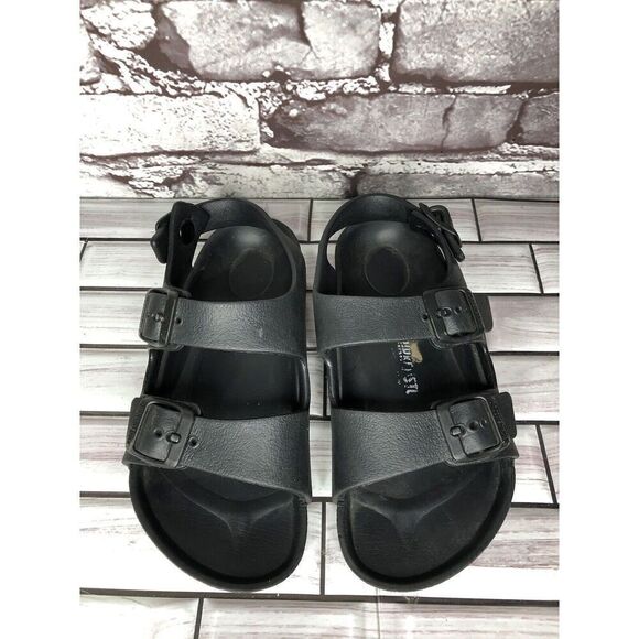 Birkenstock Arizona EVA Black Foam Slip On Sandals Kids Sz 32EU/US Size L1 - Picture 4 of 16